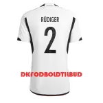 Tyskland Antonio Rudiger 2 Fodboldtrøje Herre Hjemmebane VM 2022