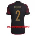 Tyskland Antonio Rudiger 2 Fodboldtrøje Herre Udebane VM 2022