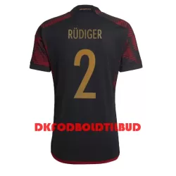 Tyskland Antonio Rudiger 2 Fodboldtrøje Herre Udebane VM 2022