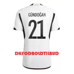 Tyskland Ilkay Gündogan 21 Fodboldtrøje Herre Hjemmebane VM 2022