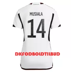 Tyskland Jamal Musiala 14 Fodboldtrøje Dame Hjemmebane VM 2022 Tyskland Jamal Musiala 14 Fodboldtrøje Dame Hjemmebane VM 2022