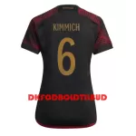 Tyskland Joshua Kimmich 6 Fodboldtrøje Dame Udebane VM 2022