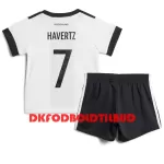 Tyskland Kai Havertz 7 Fodboldtrøje Børn Hjemmebane VM 2022