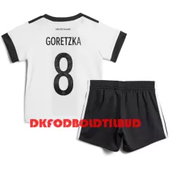 Tyskland Leon Goretzka 8 Fodboldtrøje Børn Hjemmebane VM 2022 Tyskland Leon Goretzka 8 Fodboldtrøje Børn Hjemmebane VM 2022