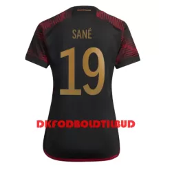 Tyskland Leroy Sané 19 Fodboldtrøje Dame Udebane VM 2022 Tyskland Leroy Sané 19 Fodboldtrøje Dame Udebane VM 2022