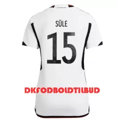 Tyskland Niklas Sule 15 Fodboldtrøje Dame Hjemmebane VM 2022
