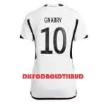Tyskland Serge Gnabry 10 Fodboldtrøje Dame Hjemmebane VM 2022