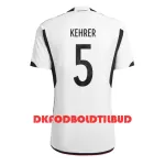 Tyskland Thilo Kehrer 5 Fodboldtrøje Herre Hjemmebane VM 2022