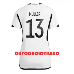 Tyskland Thomas Müller 13 Fodboldtrøje Dame Hjemmebane VM 2022