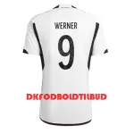 Tyskland Timo Werner 9 Fodboldtrøje Herre Hjemmebane VM 2022