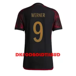 Tyskland Timo Werner 9 Fodboldtrøje Herre Udebane VM 2022