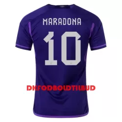 Argentina Maradona 10 Fodboldtrøje Herre Udebane VM 2022