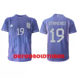 Argentina Nicolas Otamendi 19 Fodboldtrøje Herre Udebane VM 2022 Argentina Nicolas Otamendi 19 Fodboldtrøje Herre Udebane VM 2022