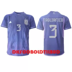 Argentina Nicolas Tagliafico 3 Fodboldtrøje Herre Udebane VM 2022 Argentina Nicolas Tagliafico 3 Fodboldtrøje Herre Udebane VM 2022