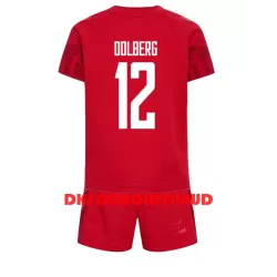 Danmark Kasper Dolberg 12 Fodboldtrøje Børn Hjemmebane VM 2022 Danmark Kasper Dolberg 12 Fodboldtrøje Børn Hjemmebane VM 2022