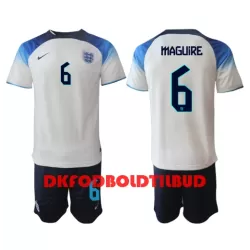 England Harry Maguire 6 Fodboldtrøje Børn Hjemmebane VM 2022 England Harry Maguire 6 Fodboldtrøje Børn Hjemmebane VM 2022