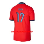 England SAKA 17 Fodboldtrøje Herre Udebane VM 2022