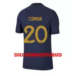 Frankrig Kingsley Coman 20 Fodboldtrøje Herre Hjemmebane VM 2022
