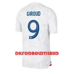 Frankrig Olivier Giroud 9 Fodboldtrøje Herre Udebane VM 2022 Frankrig Olivier Giroud 9 Fodboldtrøje Herre Udebane VM 2022