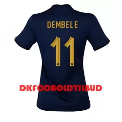 Frankrig Ousmane Dembele 11 Fodboldtrøje Dame Hjemmebane VM 2022 Frankrig Ousmane Dembele 11 Fodboldtrøje Dame Hjemmebane VM 2022