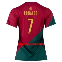 Portugal Cristiano Ronaldo 7 Fodboldtrøje Dame Hjemmebane VM 2022 Portugal Cristiano Ronaldo 7 Fodboldtrøje Dame Hjemmebane VM 2022
