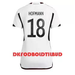 Tyskland Jonas Hofmann 18 Fodboldtrøje Dame Hjemmebane VM 2022