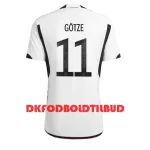 Tyskland Mario Gotze 11 Fodboldtrøje Herre Hjemmebane VM 2022