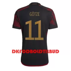 Tyskland Mario Gotze 11 Fodboldtrøje Herre Udebane VM 2022