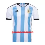 Argentina 3 Star Fodboldtrøje Herre Hjemmebane VM 2022