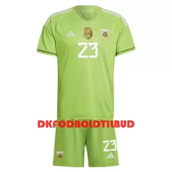 Argentina Emiliano Martinez 23 Målmandstrøje Børn Hjemmebane VM 2022