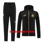 Olympique Marseille Træningsjakke Hættedragt Herre 2022-23 Sort