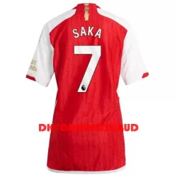 Arsenal Saka 7 Fodboldtrøje Dame Hjemmebane 23/24