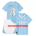 Manchester City Gündogan 8 Fodboldtrøje Børn Hjemmebane 23/24