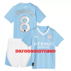 Manchester City Gündogan 8 Fodboldtrøje Børn Hjemmebane 23/24