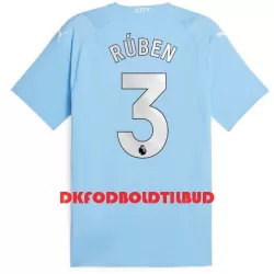 Manchester City Rúben 3 Fodboldtrøje Herre Hjemmebane 23/24