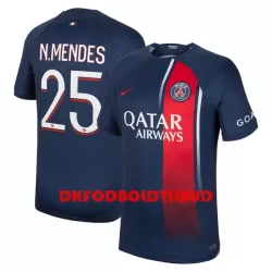 Paris Saint-Germain N.Mendes 25 Fodboldtrøje Herre Hjemmebane 23/24