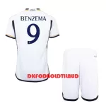 Real Madrid Benzema 9 Fodboldtrøje Børn Hjemmebane 23/24