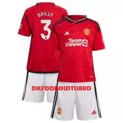 Manchester United Bailly 3 Fodboldtrøje Børn Hjemmebane 23/24