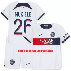 Paris Saint-Germain Mukiele 26 Fodboldtrøje Børn Udebane 23/24