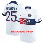 Paris Saint-Germain N.Mendes 25 Fodboldtrøje Herre Udebane 23/24