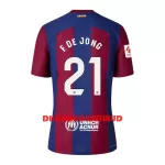 FC Barcelona Frenkie de Jong 21 Fodboldtrøje Herre Hjemmebane 23/24