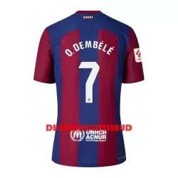 FC Barcelona O. Dembele 7 Fodboldtrøje Herre Hjemmebane 23/24