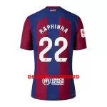FC Barcelona Raphinha 22 Fodboldtrøje Herre Hjemmebane 23/24