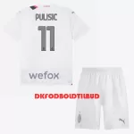 AC Milan Pulisic 11 Fodboldtrøje Børn Udebane 23/24