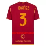 AS Roma Ibanez 3 Fodboldtrøje Herre Hjemmebane 23/24