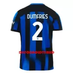Inter Milan Dumfries 2 Fodboldtrøje Herre Hjemmebane 23/24