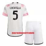 Juventus Locatelli 5 Fodboldtrøje Børn Udebane 23/24
