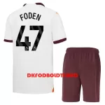 Manchester City Foden 47 Fodboldtrøje Børn Udebane 23/24