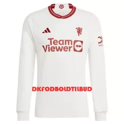 Manchester United Fodboldtrøje Herre Tredje 23/24 Langærmet