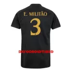 Real Madrid E. Militão 3 Fodboldtrøje Herre Tredje 23/24